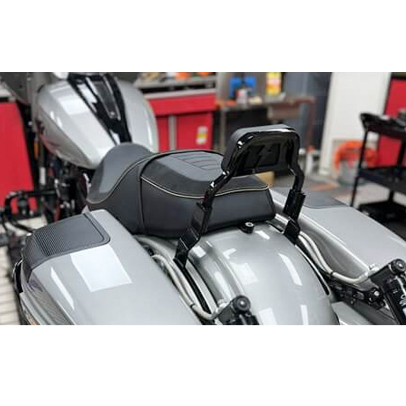 Mini Sissy Bar Fit HD 14-later Touring Motorcycle Low Profile Passenger Backrest Accessories Road Glide Street Glide