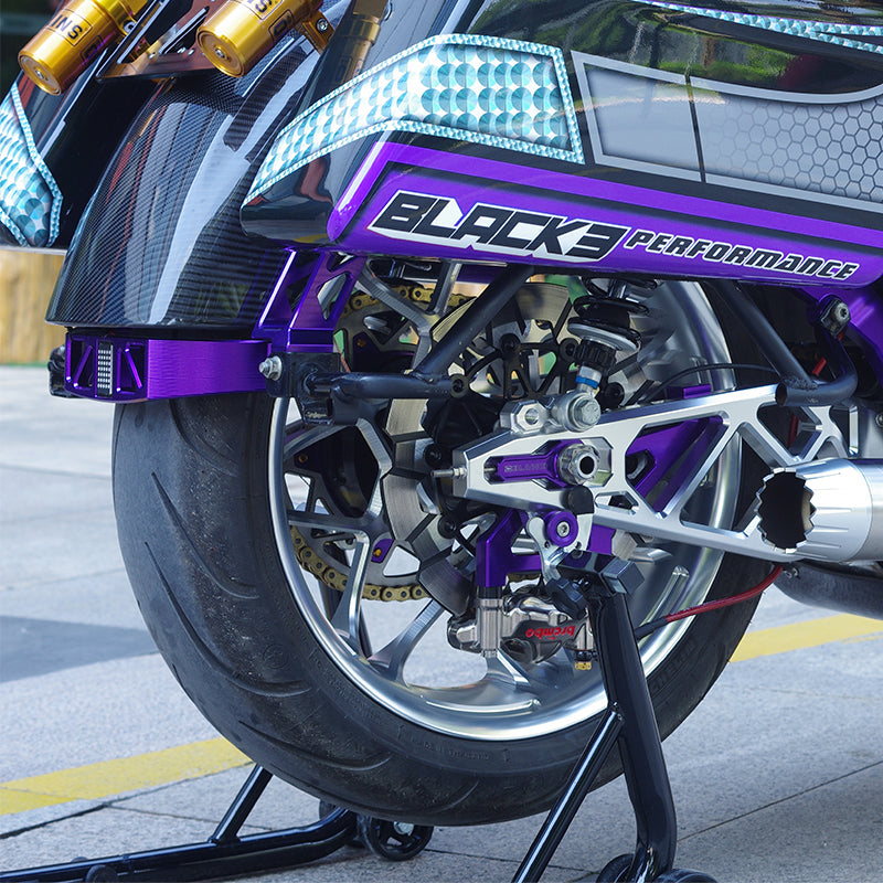 HD 11.5-14 13mm Dia Brake Rotors 108mm Front Rear Radial Brake Caliper Mounts CNC Aluminum Metal Fit 14-up Touring 18-up Softail