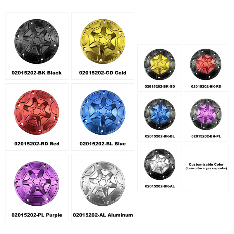 Aluminum CNC Color Locking Gas Cap Fit 2023-UP 121 Road Glide CVO/ST Fuel Tank Cap for 2024-UP Touring Street Glide Motorcycle