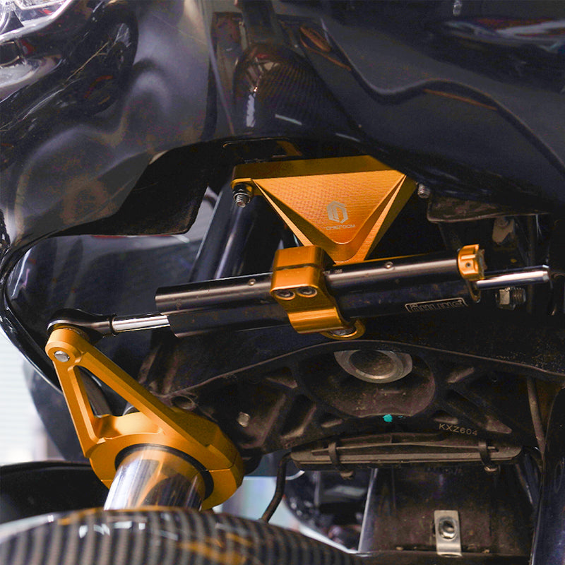 Motorcycle Ohlins Suspension Parts Steering Damper Bracket Front Forks 55mm/49mm Durable for Road Glide