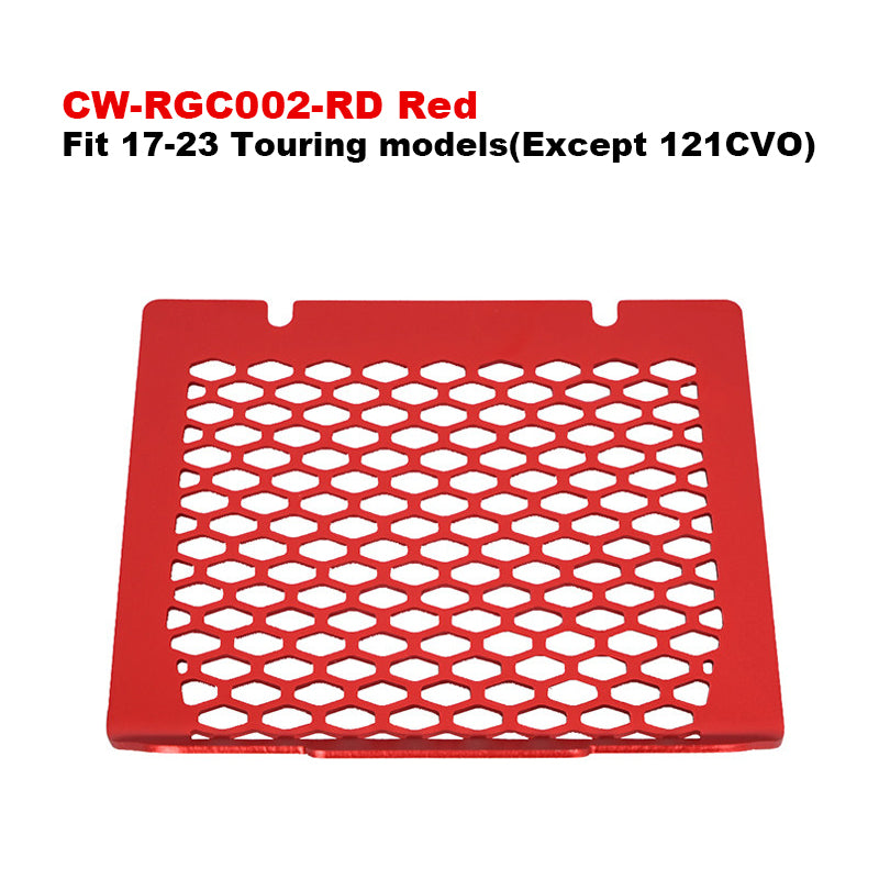 Aluminum Oil Cooler Guard for 17-23 Touring Motorcycle Multi-Color Mesh Grill Guard Fit Road Glide Street Glide Electra Glide