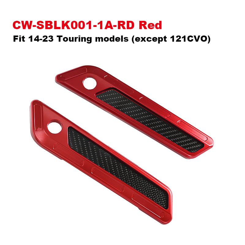 Colors Saddlebag Latch Cover Fit 2014-2023 Touring Motorcycle Side Case Lock Cover for Road Glide/Street Glide/Road King