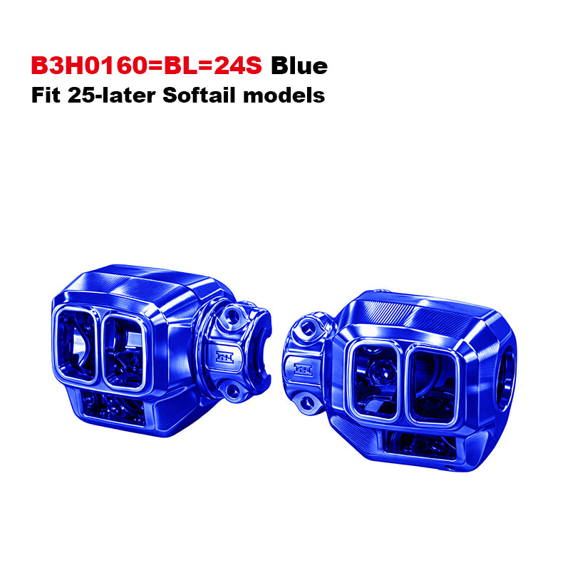 Black3 Aluminum Alloy Switch Housing for H-D 23.5+Touring and 117 Softail Motorcycle-For Replace/Repair