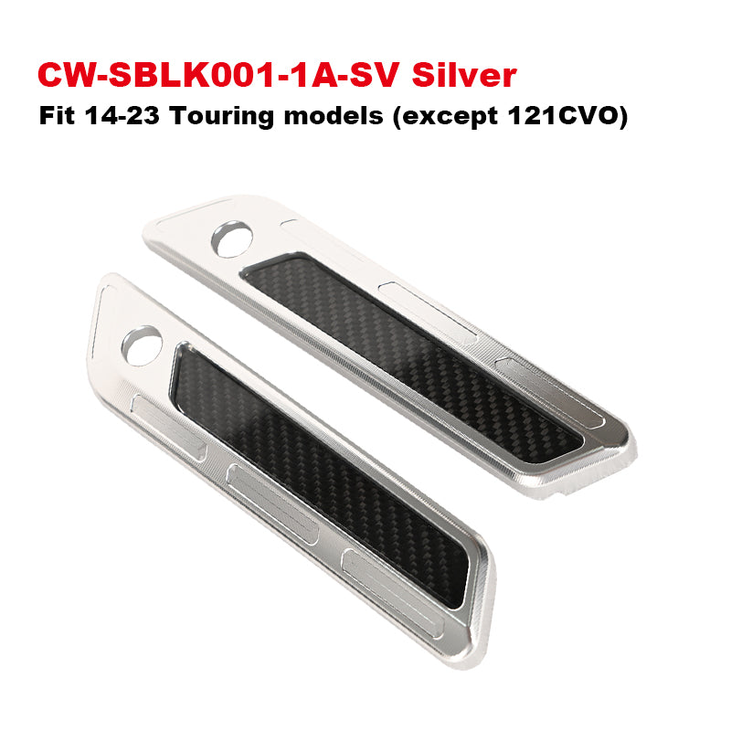 Colors Saddlebag Latch Cover Fit 2014-2023 Touring Motorcycle Side Case Lock Cover for Road Glide/Street Glide/Road King