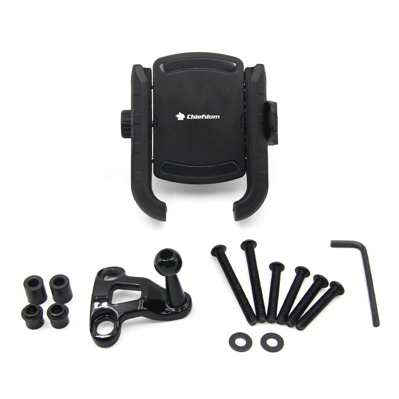 HD Touring Softail XL 883 and Indian Quick Lock 360 Rotation Phone Holder Motorcycle Handlebar Phone Mount Accessory