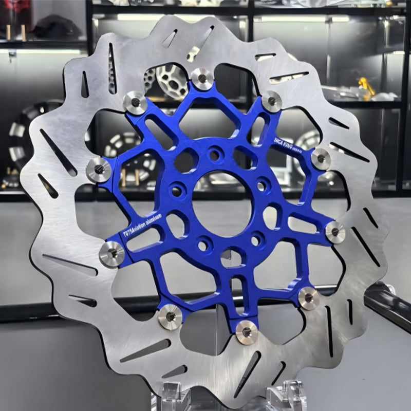 High Performance 13" 7075 Aluminum Floating Brake Rotor for 14-23 Touring 5-Bolt 11.5" Disc Fit Softail Dyna Motorcycle Part