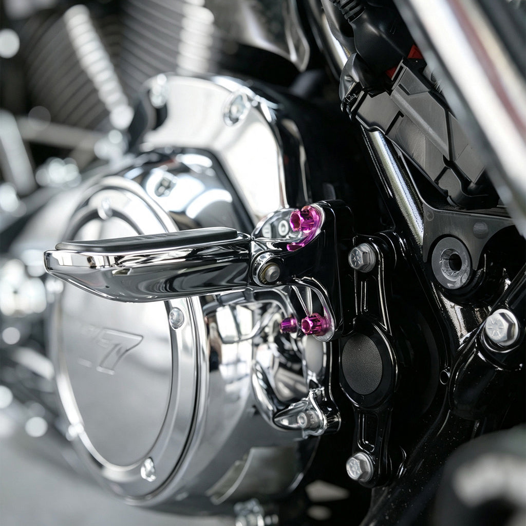 PASSENGER FOOT PEGS TITANIUM ALLOY BOLTS
