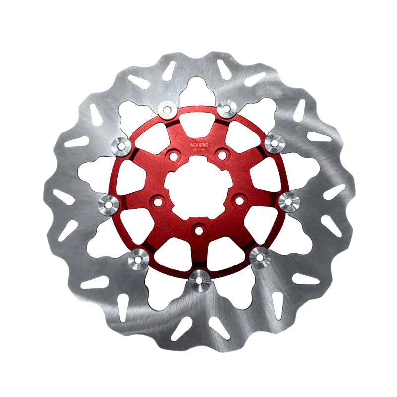 New High Performance 11.5" Front Rear Brake Rotor for Touring Softail Dyna 7075 Aluminum 5-Bolt 11.8" Disc Retrofit/Upgrade