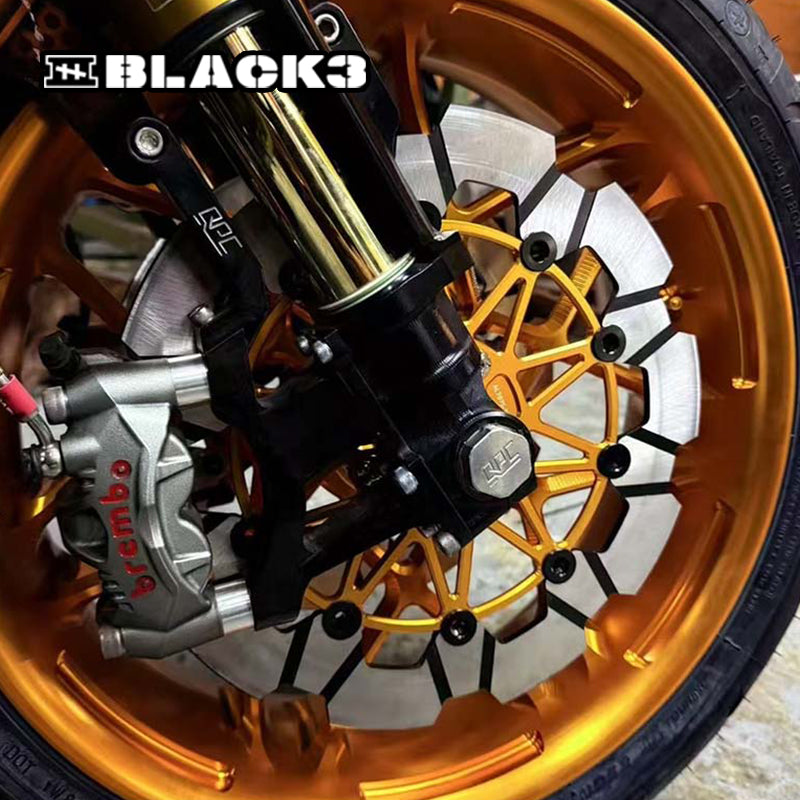 PB Style 5-Bolt Performance 13 Inch Front Brake Rotor for HD Touring and Softail Motorcycle Brake Systems