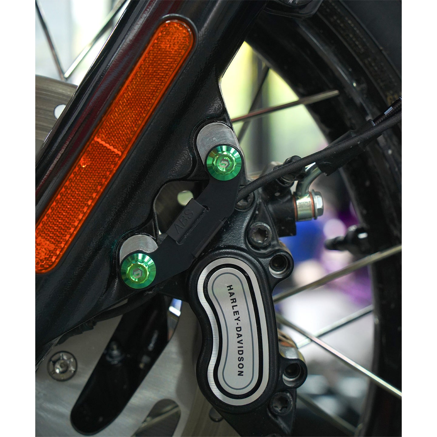 Chiefdom Brake Caliper Bracket and Front Fender Titanium Alloy  Bolts for H-D Touring Softail XL Sportster Motorcycle