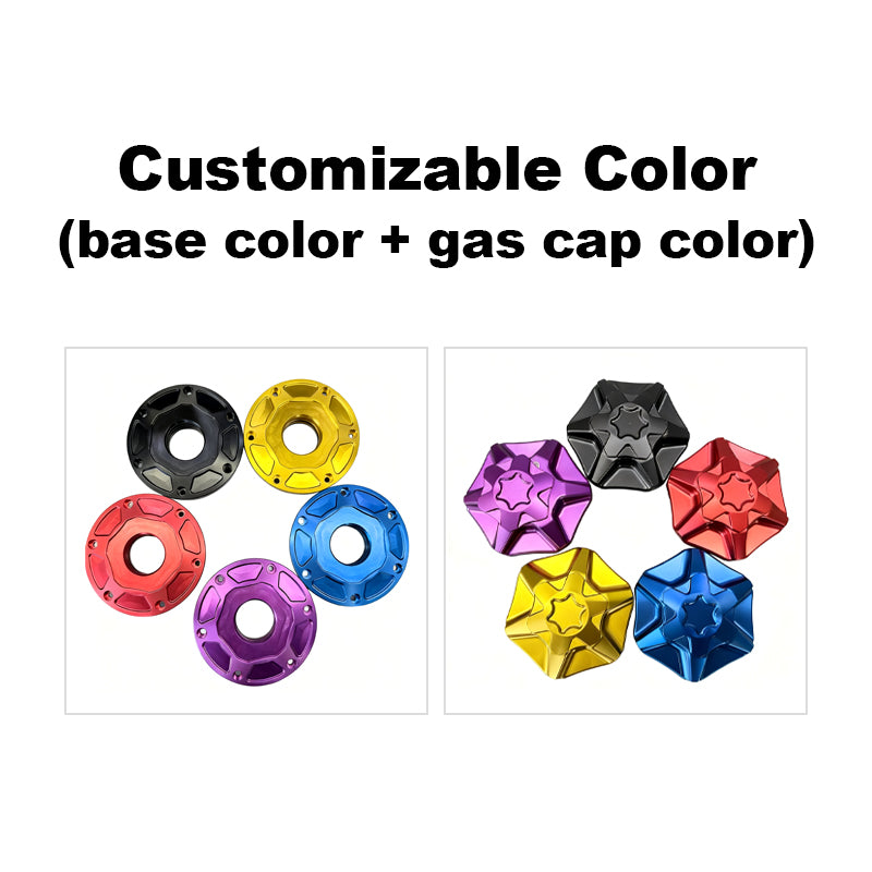 Aluminum CNC Color Locking Gas Cap Fit 2023-UP 121 Road Glide CVO/ST Fuel Tank Cap for 2024-UP Touring Street Glide Motorcycle