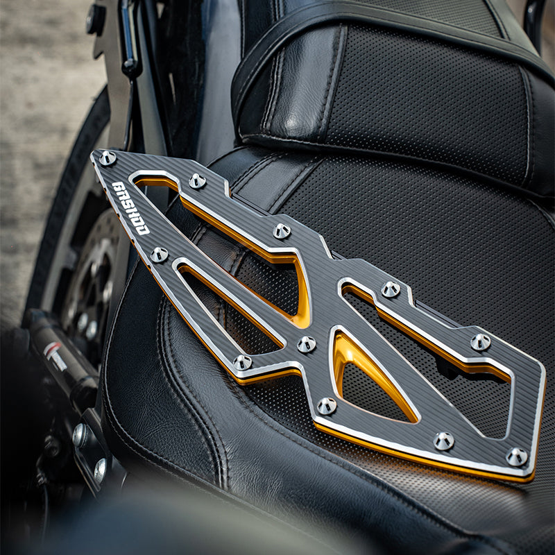 GASHOO Motorcycle Accessories Rider/Passenger Footboard Aluminum Fit Touring FL Softail Modified Back Foot Pegs Foot Controls