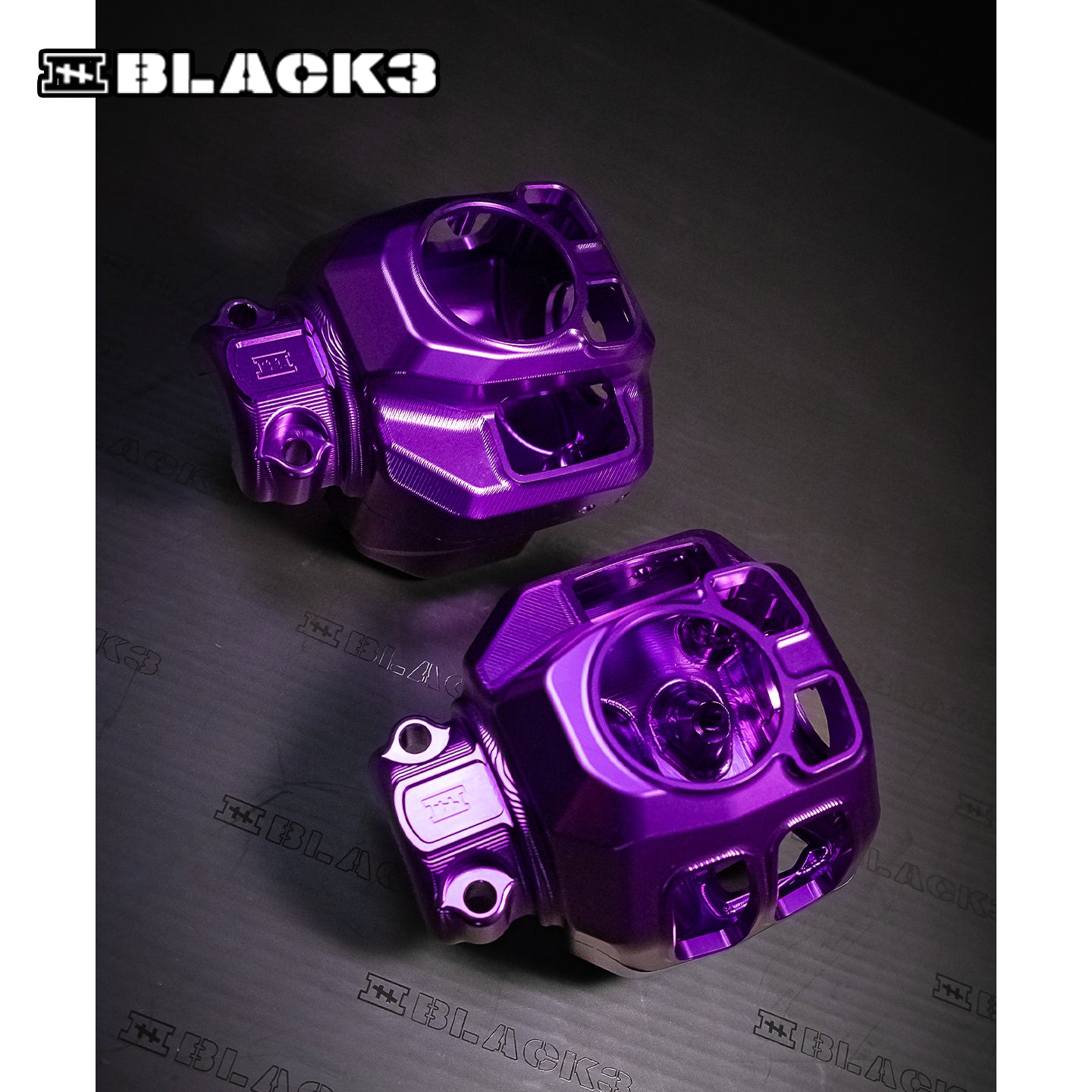 Black3 Aluminum Alloy Switch Housing for H-D 23.5+Touring and 117 Softail Motorcycle-For Replace/Repair