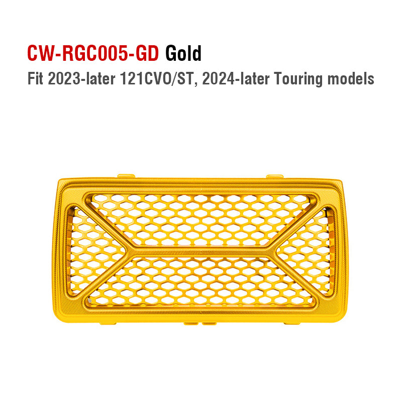 Colors Oil Cooler Guard for H-D 23.5-later Touring Motorcycle Radiator Guard Cover Fit 121CVOST 117 Road Glide Street Glide