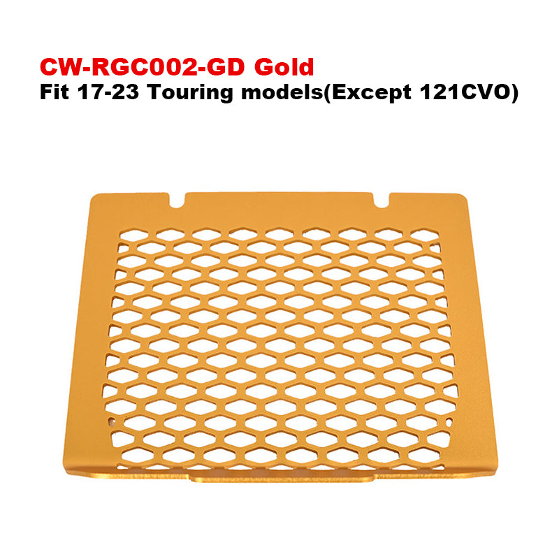 Aluminum Oil Cooler Guard for 17-23 Touring Motorcycle Multi-Color Mesh Grill Guard Fit Road Glide Street Glide Electra Glide