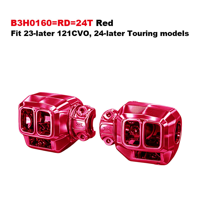 Black3 Aluminum Alloy Switch Housing for H-D 23.5+Touring and 117 Softail Motorcycle-For Replace/Repair