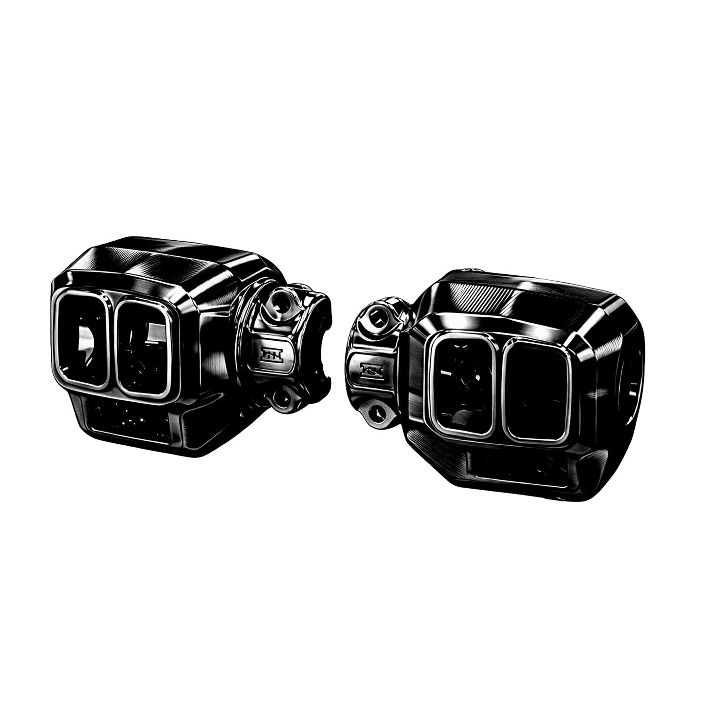 Black3 Aluminum Alloy Switch Housing for H-D 23.5+Touring and 117 Softail Motorcycle-For Replace/Repair