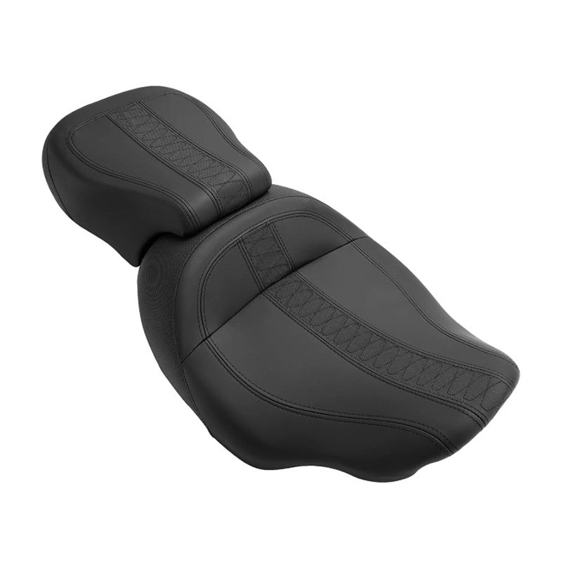 Two-up Leather Driver Passenger Seat Full Set for 2024-later -Davidson Road Glide Street Glide Touring Motorcycle Retrofit