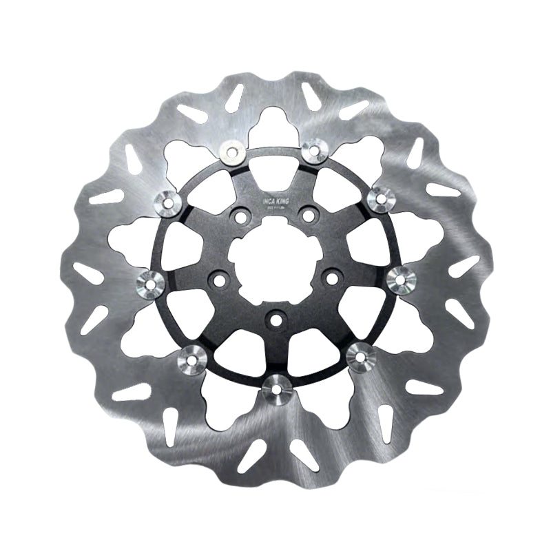 New High Performance 11.5" Front Rear Brake Rotor for Touring Softail Dyna 7075 Aluminum 5-Bolt 11.8" Disc Retrofit/Upgrade