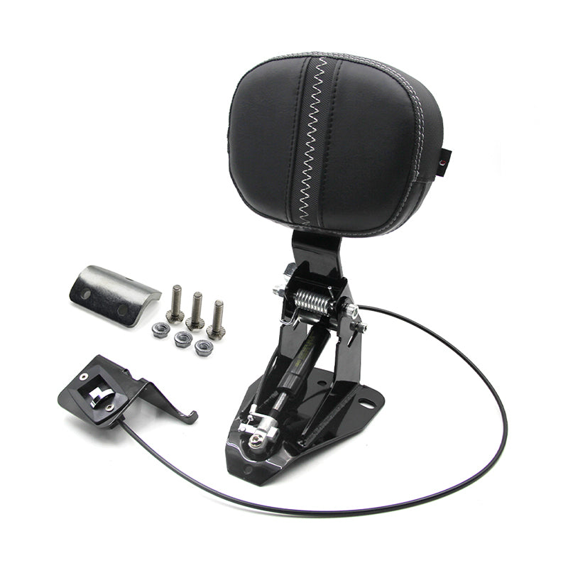 Chiefdom Hydraulic Adjustable Rider Backrest Kit for 2024-later 117 Touring Motorcycle Road Glide Street Glide Drive Side