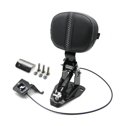 Chiefdom Hydraulic Adjustable Rider Backrest Kit for 2024-later 117 Touring Motorcycle Road Glide Street Glide Drive Side