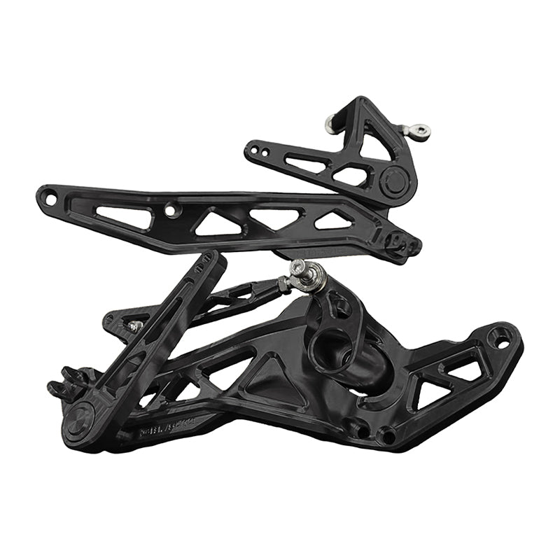 Black3 2014-later Motorcycle Touring Mid Control Kit Aluminum Alloy Right Assembly Foot Control Replacement Mounts Customize