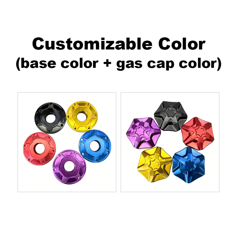 Aluminum CNC Color Locking Gas Cap Fit 2023-UP 121 Road Glide CVO/ST Fuel Tank Cap for 2024-UP Touring Street Glide Motorcycle