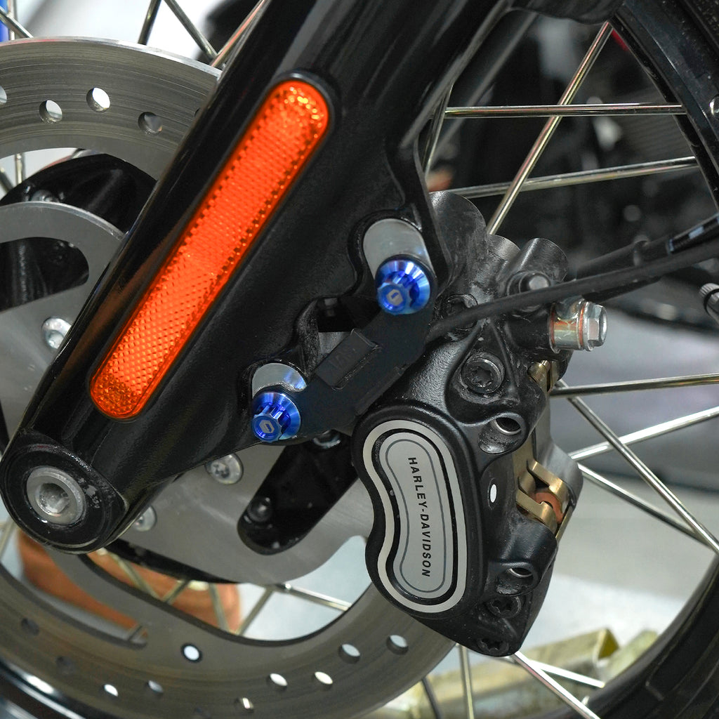 BRAKE CALIPER BRACKET AND FRONT FENDER TITANIUM ALLOY BOLTS