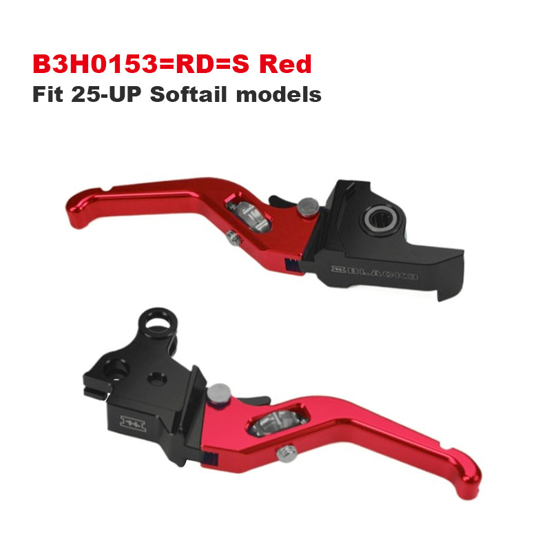 Black3 Adjustable 3-Finger Aluminum Alloy Levers for 121CVO 117 Touring and Softail Motorcycle Colors Accessories