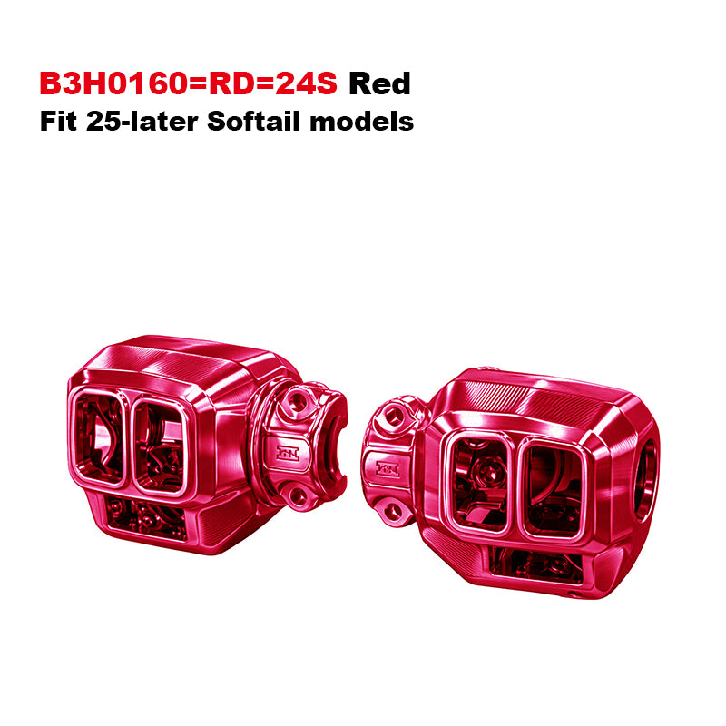 Black3 Aluminum Alloy Switch Housing for H-D 23.5+Touring and 117 Softail Motorcycle-For Replace/Repair
