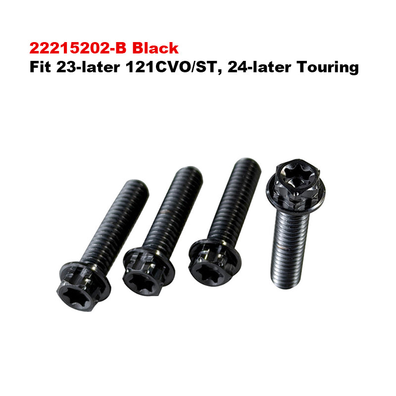 Adjustable Air Deflector Titanium Alloy Bolts Fit 121 CVO/ST 24-later 117 Touring Road Glide and Street Glide Motorcycle