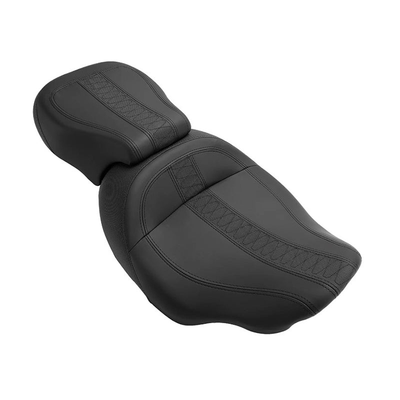 Two-up Leather Driver Passenger Seat Full Set for 2024-later -Davidson Road Glide Street Glide Touring Motorcycle Retrofit