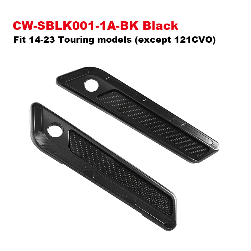 Colors Saddlebag Latch Cover Fit 2014-2023 Touring Motorcycle Side Case Lock Cover for Road Glide/Street Glide/Road King