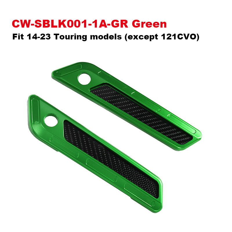 Colors Saddlebag Latch Cover Fit 2014-2023 Touring Motorcycle Side Case Lock Cover for Road Glide/Street Glide/Road King