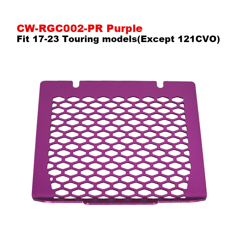 Aluminum Oil Cooler Guard for 17-23 Touring Motorcycle Multi-Color Mesh Grill Guard Fit Road Glide Street Glide Electra Glide