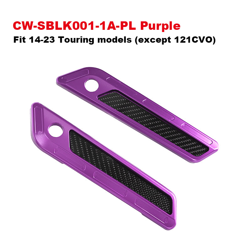 Colors Saddlebag Latch Cover Fit 2014-2023 Touring Motorcycle Side Case Lock Cover for Road Glide/Street Glide/Road King