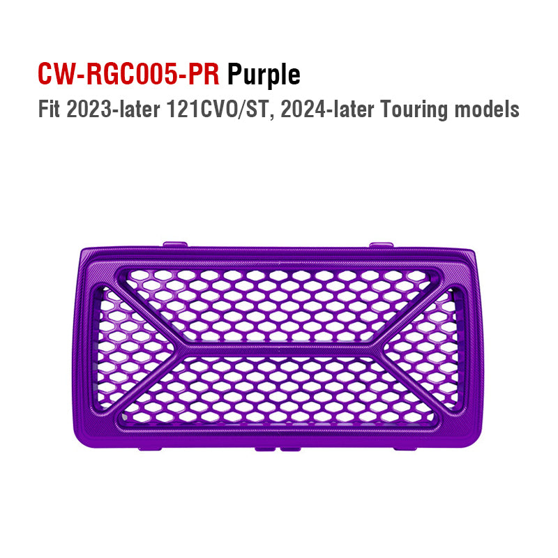 Colors Oil Cooler Guard for H-D 23.5-later Touring Motorcycle Radiator Guard Cover Fit 121CVOST 117 Road Glide Street Glide