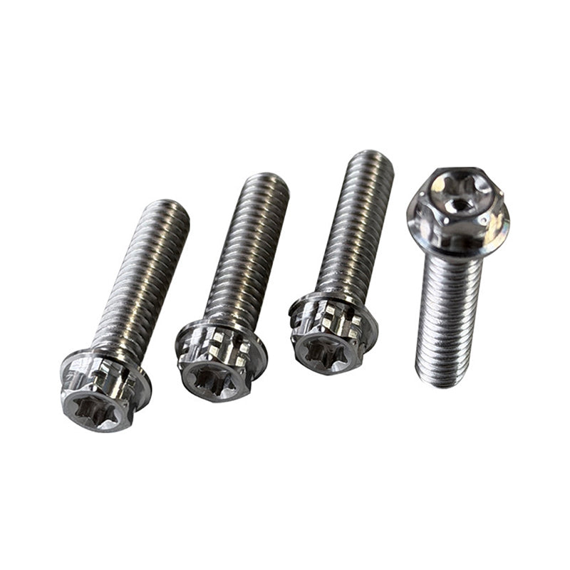 Titanium Alloy PB Style Handlebar Throttle Clutch Lever Clamp Bolts for HD Touring Softail Dyna Motorcycle