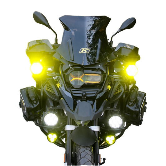 Comprehensive Modification Plan for R1250 GS Motorcycle Blacking Front Accessory Upgrades & Mods Extensively Equipped