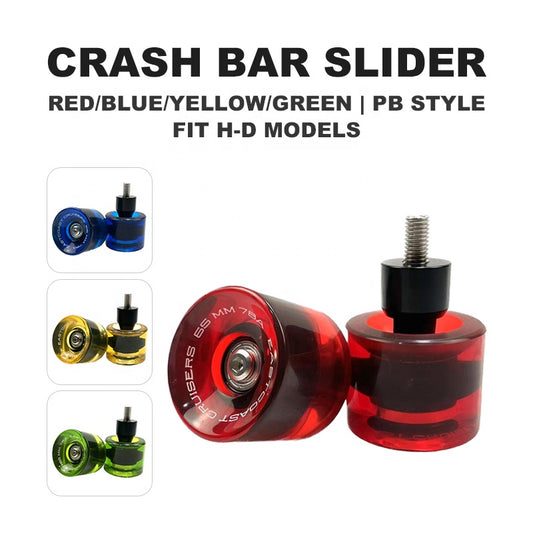 PB Style Crash Bar Slider/End Caps for Street Glide Road Glide & 121Touring Rollers Motorcycle Accessories Upgrade Kit