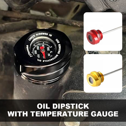 Oil Dipstick with Temperature Gauge for 2017-2024 Touring Road Glide/Street Glide and Electra Glide Motorcycle Accessories