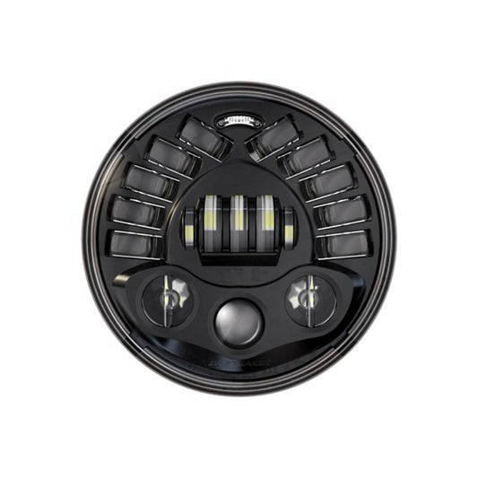 HD 883 XL1200 5.75inch LED Dynamic Softail 7inch Motorcycle Headlights with Turn Signal 12V Flashing 30W Power for Cars