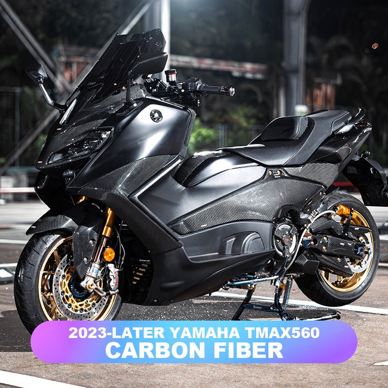 2023+ Yamaha TMAX 560 Premium Carbon Fiber Upgrade Parts Full Set Fairings Covers Engine Guards Exhaust Motorcycle Body Systems