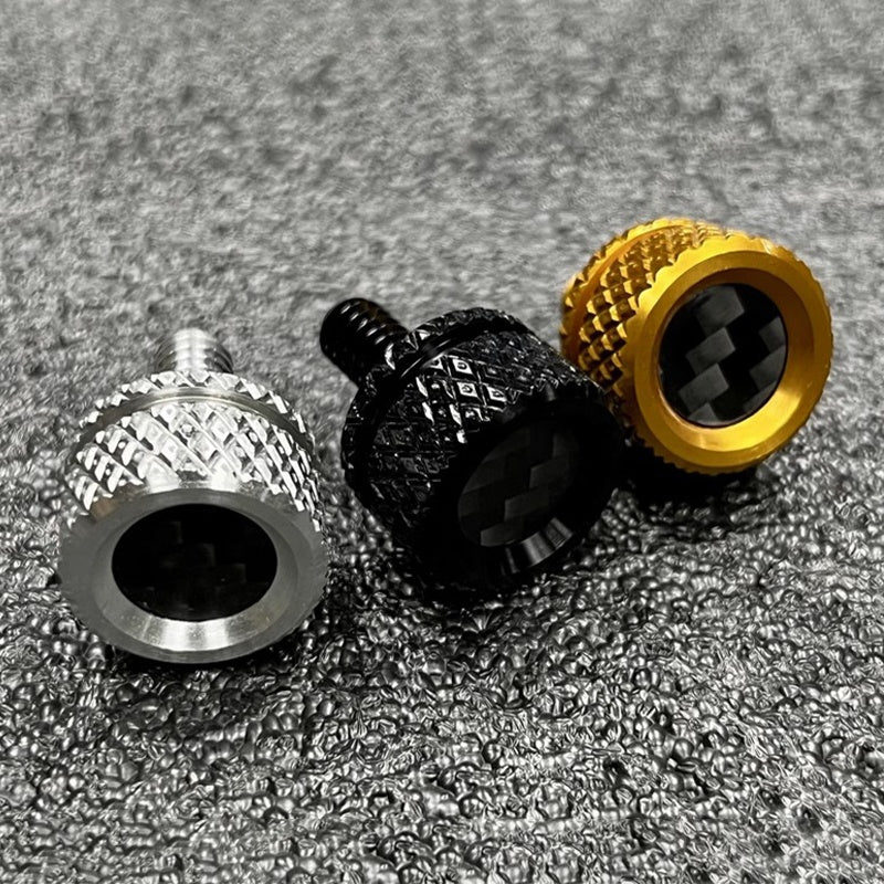 HD Softail 883 Motorcycle Parts Carbon Adjustable MANUALLY SEAT MOUNTING KNOB New Seat Fastening Knob Seat Installation