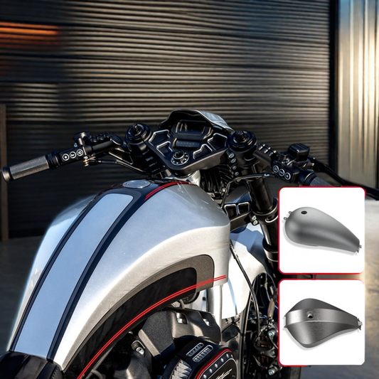 Diamond Water Drop Style Aluminum Steel Fuel Tank Stylish Motorcycles Accessory for 2018-Later HD Softail Models New Condition