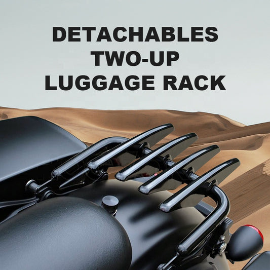 HD Touring Stealth Detachables Two-Up Luggage Rack for 09-Later Street Glide Road Glide Motorcycle Accessories