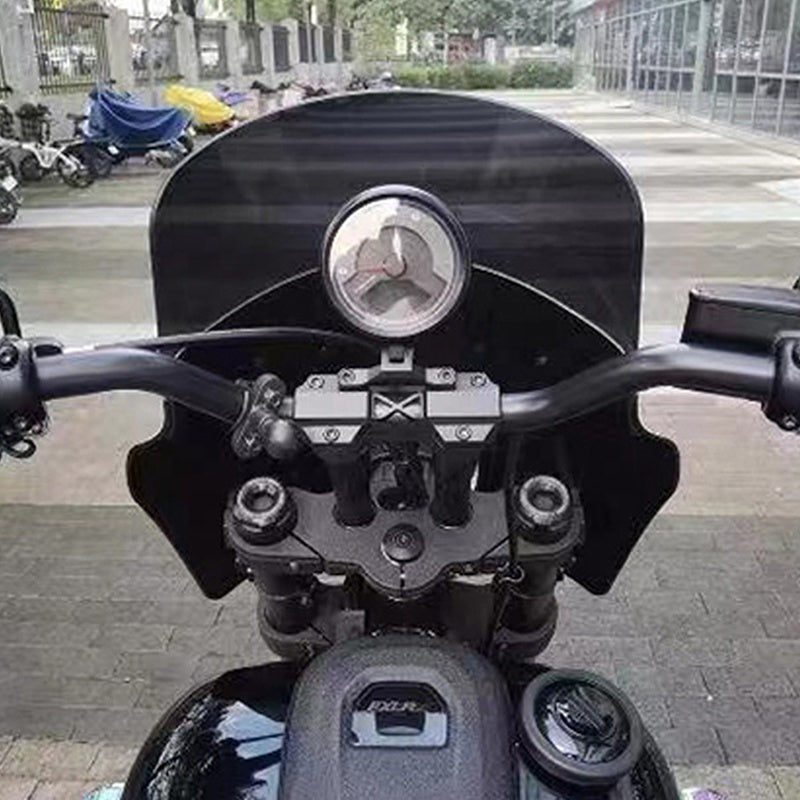 Motorcycle Frame & Body Parts2022-Later LowRider S Riser Top Gauge Mount Adjustable Tilt for 2020-2021 Dual Gauge Mounts