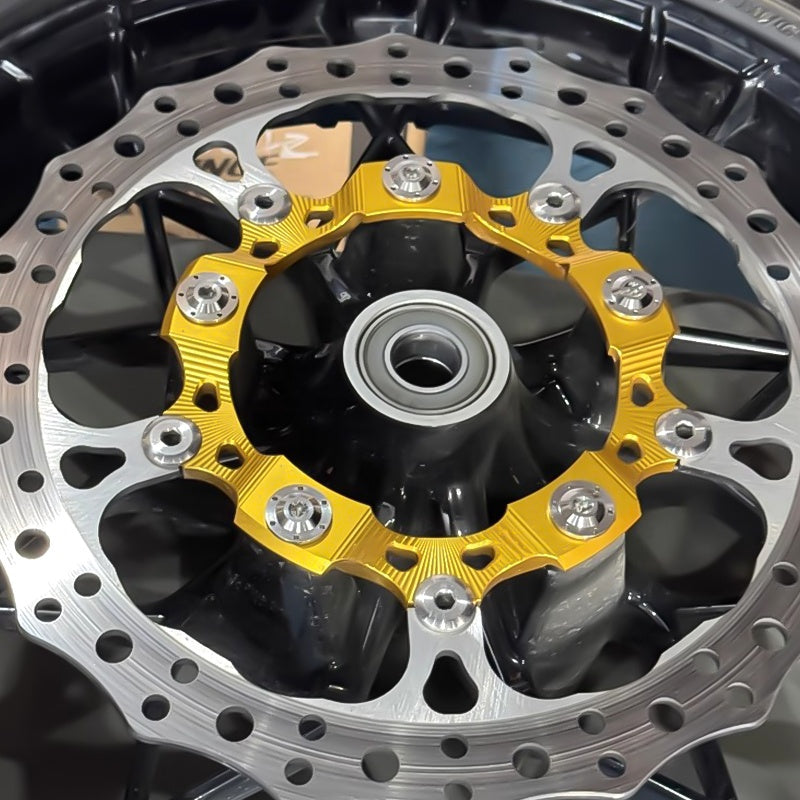 2014-2023 Touring Road Glide/Street Glide Large 5-Bolt Pattern Gold Titanium Alloy Brake Rotor Bolts Motorcycle Accessories