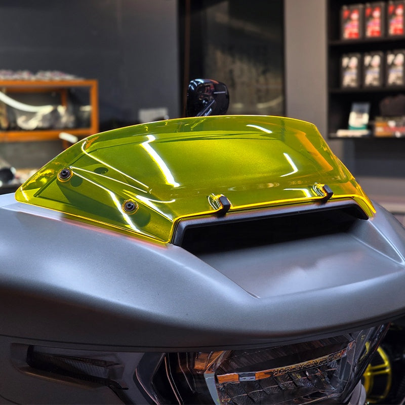 2023 121 Road Glide CVO 2024 FLTRXSTSE Motorcycle Frame & Body Parts 9-Inch Color Windshield Accessories New Wind Deflector