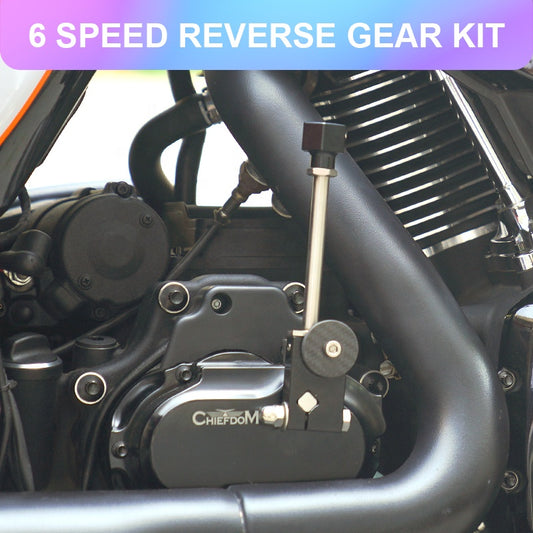6-Speed Reverse Gear Aluminum Kit HD 2021-2023 Cable Clutch Back Gear Mamba Chiefdom System Motorcycle Reverse Gear System Air